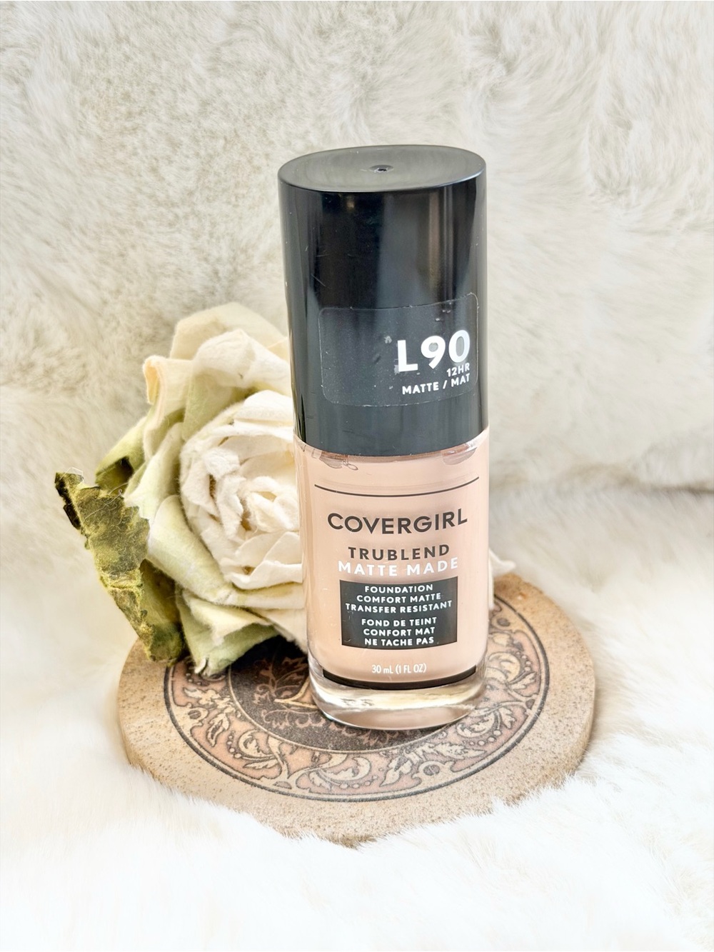 COVERGIRL TruBlend Matte Made 12HR Foundation L90 Classic Beige